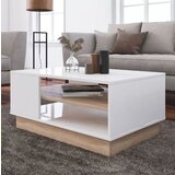 Olimp Sport Klub sto CAMILLO visoki sjaj-belo-svetla sonoma | ePonuda.com