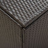 vidaXL Vrtna škatla za shranjevanje poli ratan 180x90x75 cm rjava | Shoptok.si