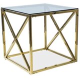  KLUB STOL ELISE B 55*55*55 CM ZLATNI Cijene
