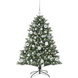vidaXL Umestno božično drevo med 150 LED Zelena 85 x 85 x 120 cm | Shoptok.si