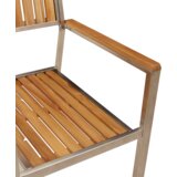 vidaXL 7-dijelni set za vanjsku blagovaonicu od masivnog drva tikovine | shoptok.hr