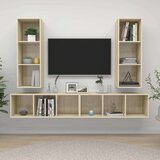 TV Zidni ormarići 4 kom boja hrasta sonome od iverice | shoptok.hr