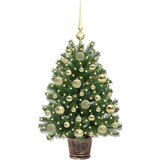  Umjetno božićno drvce s 150 LED svjetlima Zelena 75 cm PE i PVC Slike