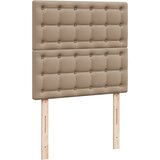  s oprugama i madrac cappuccino 80x200 cm od umjetne kože | shoptok.hr