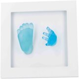 Dooky Crystal Memories DeLuxe 3D Frame Handprint & Footprint set za bebine otiske 1 kom | shoptok.hr