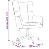  Stol za sproščanje temno siv žamet, (20821670) | Shoptok.si