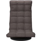vidaXL Vrtljiv talni stol taupe blago | Shoptok.si