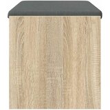  Klupa za hodnik s jastukom Sonoma hrast 83 x 38 x 40 cm | shoptok.hr