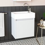 Hanah home kupatilski ormarić sa lavaboom 1834, 48,5 cm, beli Cene
