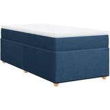  Krevet s oprugama i madracem plavi 90 x 200 cm od tkanine | shoptok.hr