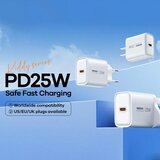 Remax kućni punjač kiddy RP-U137 25W fast charger ue beli | Eponuda.com