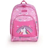 ranac predškolski ergonomski 27x34x12 cm 9l-0,28 kg Rainbow roze ( 16RNG233928I )