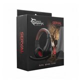 White Shark Slušalke z mikrofonom GH-2040 Serval, rdeče-črne | Shoptok.si