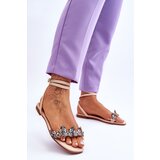 Boto Women's Sandals With Decorative Butterflies Beige Jeane | Shoptok.si