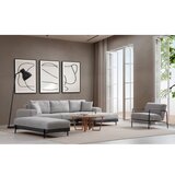 Atelier Del Sofa ugaona garnitura Eti Black Right Grey