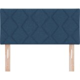 PLAVO Vzglavje z LED lučmi z vzglavjem Modra 100 cm blago, (5000043962) | Shoptok.si