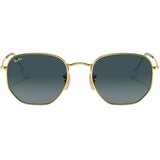 Ray-ban Hexagonal Flat Lenses RB3548N 91233M S (48) Zlata/Modra | Shoptok.si