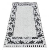 RugsX Preproga ALLURE 1960 Grški ključ, okvir - strukturna, elegantna, glamur belo / siva 160x220 cm, (21998067) | Shoptok.si