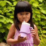 Infantino silikonska čaša 6m+,266ml, lila | Eponuda.com