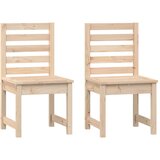 Maison Chic Vrtni Stoli - Stol za vrt 2 kosa 50x48x91,5 cm trdna borovina JS480, (21879043) | Shoptok.si