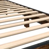  Okvir za krevet boja hrasta 90x200 cm konstruirano drvo i metal | shoptok.hr