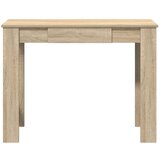 vidaXL Pisalna miza sonoma hrast 100x45x75 cm inženirski les | Shoptok.si