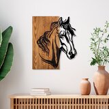  Horse 1 walnut black decorative wooden wall accessory Cene