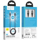 Hoco Polnilni kabel (X50 Exquisito) USB Type-C na USB Type-C PD 100W 5A 1.0m črn | Shoptok.si