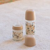 Suavinex Wonderland SX Pro Physiological Anti-Colic Glass steklenička za dojenčke M Medium Flow 3 m+ Liberty Cream 240 ml | Shoptok.si