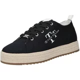 Tom Tailor Sportske cipele na vezanje mornarsko plava / srebro / bijela