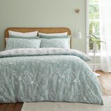 Bianca Bela/zelena 3-delna posteljnina za zakonsko posteljo/podaljšana iz bombažnega perkala 230x220 cm Wild Flowers – | Shoptok.si