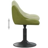 vidaXL Barski stolček svetlo zelen žamet | Shoptok.si