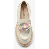 Resti Lacquered beige moccasins for women Geloppa- Footwear | Eponuda.ba