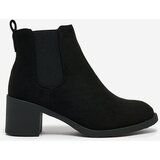 Resti Black eco-suede women's boots on a post Nanhelyna | Shoptok.si