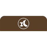 Rubbermaid Označevalna tablica Configure™, za 87-l zaboj, rjave barve | Shoptok.si