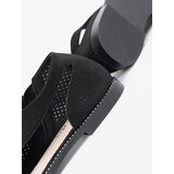 GOODIN Black openwork flat sandals | Shoptok.si