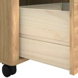  Kuhinjski kolica FLORO Vosak smeđa 72 5 x 45 x 80 cm | shoptok.hr