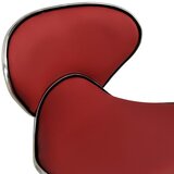  Salonski stolac od umjetne kože crvena boja vina | shoptok.hr