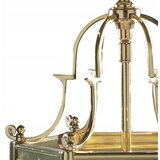  Där Lighting MOO0340 - Luster na lancu MOORGATE 3xE14/60W/230V mesing | Eponuda.com