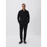 Reserved Obična slim fit košulja - crno | shoptok.hr
