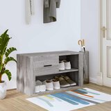 Ormarić za cipele sivi hrast 80x35x45 cm konstruirano drvo | shoptok.hr