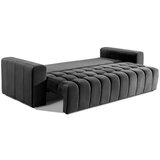 ELTAP Tamno siva baršunasti sklopiva/s prostorom za odlaganje sofa 247 cm Lazaro – | shoptok.hr