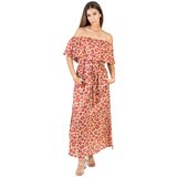 Isla Bonita By Sigris Dolge obleke Dolga Midi Obleka Rdeča Cene