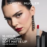 L´Oréal Paris x Mugler semi-mat šminka z vlažilnim učinkom odtenek Red 1974 1.8 g | Shoptok.si