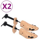 vidaXL Kopita za čevlje 2 para velikost 41-46 trdna borovina | Shoptok.si