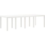  Vrtna garnitura - 11-dijelni vrtni blagovaonski set s jastucima bijeli poliratan | shoptok.hr