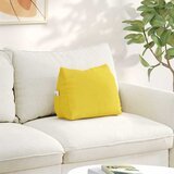  Jastuk za leđa Svijetlo žuta 45 x 20 x 35 cm tkanina | shoptok.hr