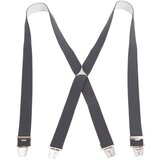Karlinger Naramnici v temno sivi - 110 cm | Shoptok.si