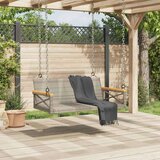 vidaXL Klupa za ljuljanje siva 109 x 62 x 40 cm od poliratana | shoptok.hr