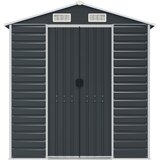  Vrtno spremište antracit 191 x 130 x 198 cm pocinčani čelik | Eponuda.com